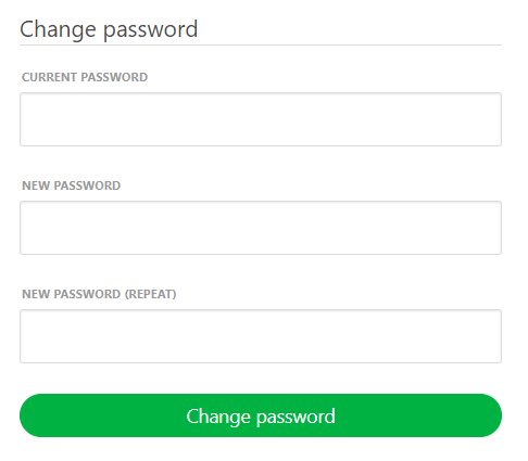 Change password